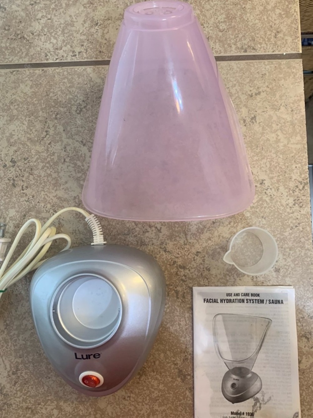 Lure Facial Hydration System, a personal steamer designed for deep hydration.
